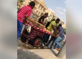 فيديو: موظفة تحاول تحطيم عربة تين رغم توسل البائع.. وقرار بإنهاء انتدابها