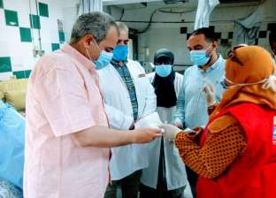 تطعيم مرضى الغسيل الكلوي بلقاح كورونا بمستشفى الغردقة العام
