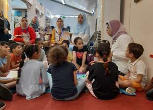 جناح الأزهر بمعرض مكتبة الإسكندرية يحتفي بالطفل.. رسم وثقافة و«رواق قصصي»