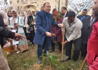 زراعة 500 شجرة مثمرة ضمن مبادرة «هنجملها» بجامعة كفر الشيخ