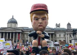 احتجاجات واسعة ضد زيارة ترامب إلى بريطانيا