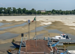 انخفاض تدفق المياه في البو الجاف.. أطول نهر في إيطاليا يشهد أسوأ جفاف