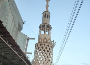 إيه اللي جاب برج القاهرة في المنوفية؟.. مجسم طوله 13 مترا بـ18 ألف جنيه