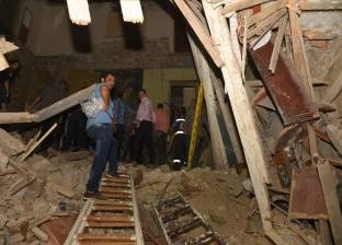 مصدر أمني: لا يوجد إصابات في انهيار عقار حدائق القبة