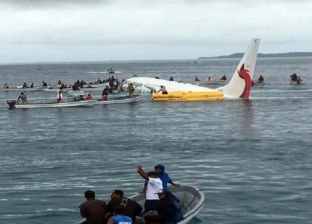 فيديو رصد المعجزة.. سقوط طائرة في المحيط ونجاة جميع الركاب
