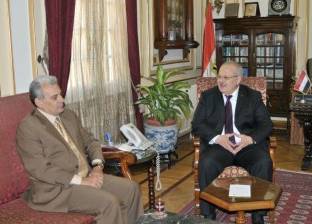 "نصار" يزور "الخشت" ويهنئه بمنصب رئيس جامعة القاهرة