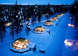 أغرب فندق في فنلندا.. كبائن مصنوعة من الثلج «برد من برا ودفا من جوا»