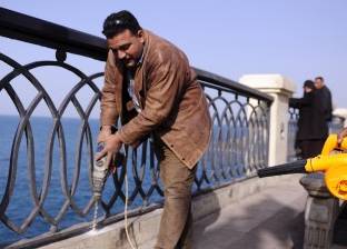 بدء إصلاح تلفيات سور كوبري ستانلي في الإسكندرية
