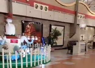 مطار شرم الشيخ الدولي يتزين للاحتفال بليلة رأس السنة (صور)