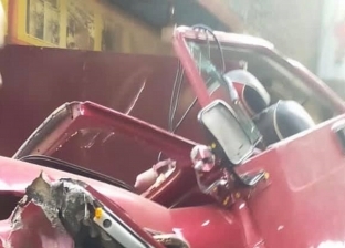 فيديو حصري يوثِّق لحظة سقوط سيارة من أعلى محور صفط اللبن