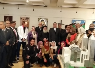 رئيس جامعة بنها يفتتح معرض جماليات الفنون القبطية
