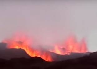 بالفيديو| لحظة ثوران بركان "سيرا نيجرا"