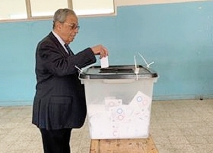 عمرو موسى بعد الإدلاء بصوته على التعديلات الدستورية: "ده واجبي"