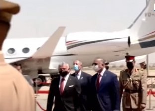 العاهل الأردني يصل العراق للمشاركة في مؤتمر بغداد للحوار