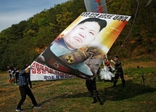 منشورات عدائية على حدود كوريا الشمالية في بالونات هيليوم