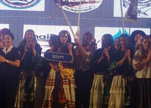 "القومية للفنون الشعبية" ترفع علم مصر في شوارع  وميادين تايلاند