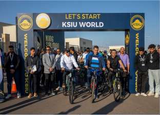 جامعة الملك سلمان الدولية تنظم سباق دراجات هوائية في شرم الشيخ (صور)