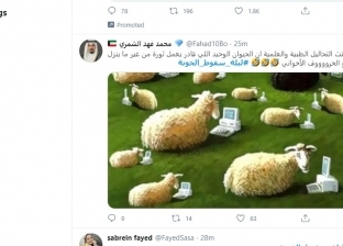 "ليلة سقوط الخونة" يتصدر "تويتر".. والمصريين: "الإخوان تحت جزمتنا"