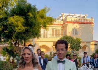 الصور الأولى من حفل زفاف طه دسوقي
