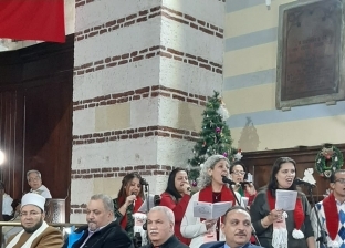 القوى العاملة تشارك في حفل قداس عيد الميلاد المجيد بالإسكندرية