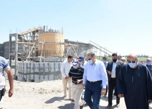 محافظ الشرقية يتفقد أعمال إنشاء محطة مياه البكارشة بمركز الحسينية