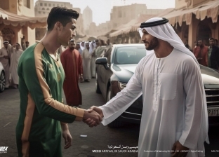 «محمد» يصور حياة كريستيانو وميسي في السعودية بالذكاء الاصطناعي.. «بياكلوا كبسة»