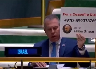 رفع لافتة برقم تليفون السنوار.. من هو مندوب الاحتلال الإسرائيلي بالأمم المتحدة؟