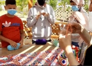 تصنيع زينة رمضان من الكروشيه في قصر ثقافة شرم الشيخ