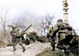 صور نادرة بـ"الألوان" لجيش هتلر أثناء غزو أوروبا