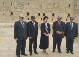نائبة رئيس وزراء الصين تشبه قلعة "قايتباي" في الإسكندرية بـ"سور الصين العظيم"