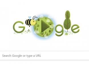 احتفالا بيوم الأرض.. اللون الأخضر يكسو شعار جوجل