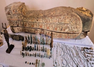 تابوت وتماثيل فرعونية.. تفاصيل جديدة في ضبط 295 قطعة أثرية بحوزة شخص بالدقهلية