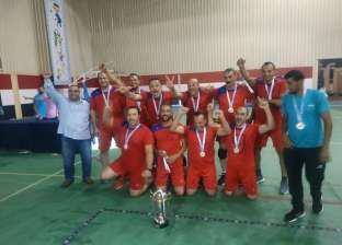 فريق جامعة أسيوط يحصد المركز الأول على الجمهورية فى كرة اليد رجال