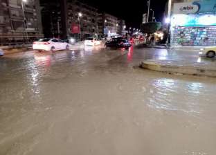أمطار شديدة تضرب مدن دمياط ورفع حالة الطوارىء (صور)