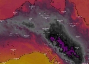خريطة أستراليا تتحول للون الأسود لأول مرة