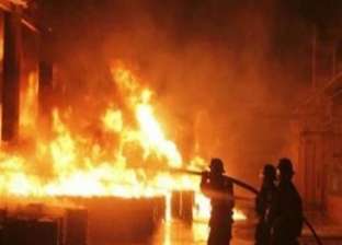 حريق في مستشفي بنها الجامعي والدفع بسيارات الإطفاء 