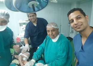 إجراء جراحة خطيرة لعلاج "عيب خلقي" لطفل بمستشفى نويبع المركزي