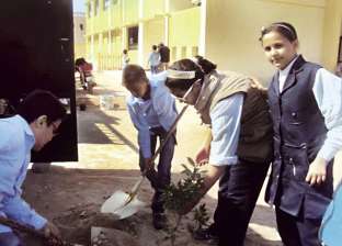 مديرية التعليم بالقاهرة تشارك في مبادرة «ازرع شجرة أمام كل مدرسة»