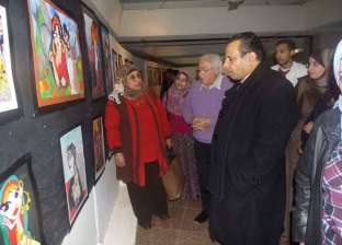 افتتاح معرض رسم بعنوان "الرسمجية" في قصر ثقافة المنيا