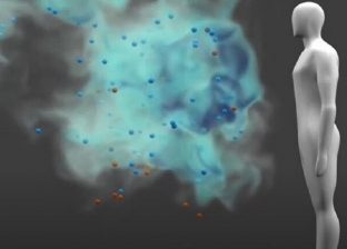 فيديو 3D.. كيف تنتشر قطرات فيروس كورونا في الأماكن المغلقة؟