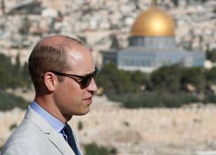 الأمير ويليام يزور الحرم القدسي