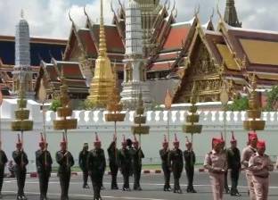 طبول وفرقة موسيقية في جنازة ملك تايلاند