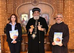 البابا تواضروس يستقبل ماجدة الرومي: نقدم الصلاة لشعب لبنان الشقيق