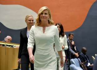 بالصور| رئيسة كرواتيا تخطف الأنظار من جديد في اجتماعات الأمم المتحدة