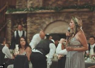 بالفيديو| عروس تتعرض لموقف محرج في حفل زفافها