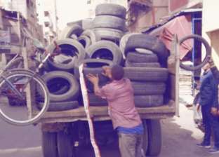 مصادرة «إطارات السيارات» لعدم حرقها في احتفالات شم النسيم ببورسعيد