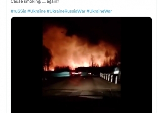 حريق يمحو قرية روسية بالكامل.. وأسبابه مجهولة (فيديو)