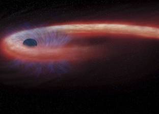 بالصور| حفرة سوداء تبتلع كوكبا على بعد 740 مليون سنة ضوئية