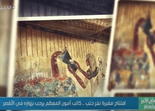 افتتاح مقبرة نفر حتب.. «كاتب آمون المعظم» يرحب بزواره في الأقصر (فيديو)