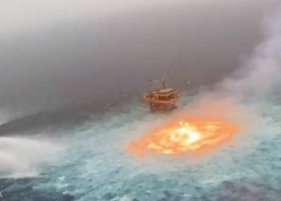 فيديو يوثق ألسنة اللهب على سطح مياه المحيط الأطلنطي: «عين النار»